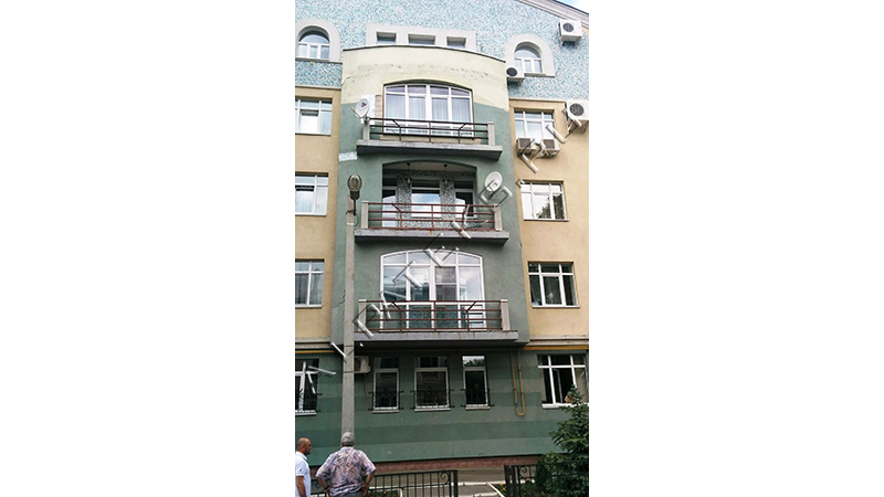 Ремонт и покраска фасада жилого дома
